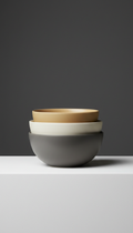 Matte Ceramic Stacking Bowls